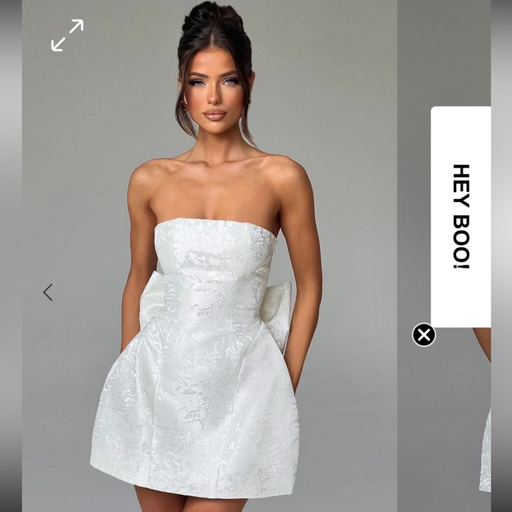 Baby Boo ‘Elenora’ Mini Dress - Ivory